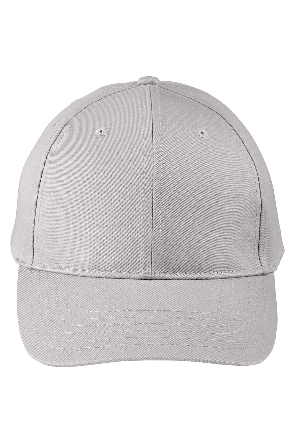 Big Accessories BX020SB Mens Twill Snapback Hat Light Grey Flat Front