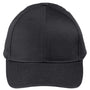 Big Accessories Mens Twill Snapback Hat - Black