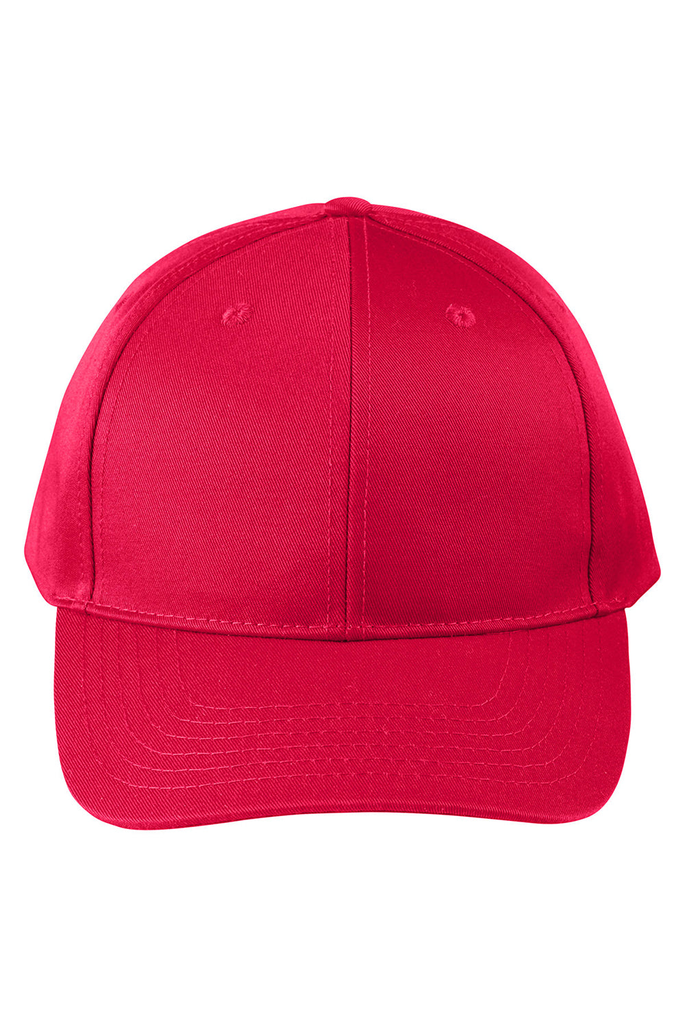 Big Accessories BX020SB Mens Twill Snapback Hat Red Flat Front
