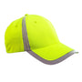 Big Accessories Mens Adjustable Hat - Neon Yellow