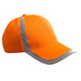 Big Accessories Mens Adjustable Hat - Neon Orange