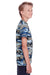 Code Five 2207 Youth Short Sleeve Crewneck T-Shirt Blue Woodland Model Side