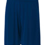 A4 Mens Moisture Wicking Performance Shorts - Navy Blue