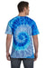 Colortone 1000 Mens Short Sleeve Crewneck T-Shirt Blue Jerry Model Back