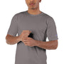 Champion Mens Garment Dyed Short Sleeve Crewneck T-Shirt - Concrete Grey - NEW