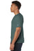 Champion CD100 Mens Garment Dyed Short Sleeve Crewneck T-Shirt Cactus Green Model Side