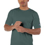 Champion Mens Garment Dyed Short Sleeve Crewneck T-Shirt - Cactus Green - NEW