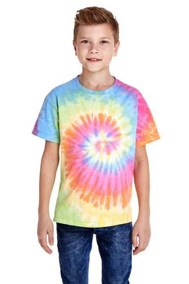 Colortone 1000Y Youth Short Sleeve Crewneck T-Shirt Eternity Model Front