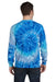 Colortone 2000 Mens Long Sleeve Crewneck T-Shirt Blue Jerry Model Back