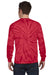 Colortone 2000 Mens Long Sleeve Crewneck T-Shirt Red Model Back