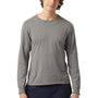 Champion Mens Garment Dyed Long Sleeve Crewneck T-Shirt - Concrete Grey - NEW