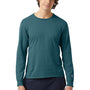 Champion Mens Garment Dyed Long Sleeve Crewneck T-Shirt - Cactus Green - NEW