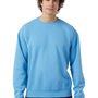 Champion Mens Garment Dyed Shrink Resistant Crewneck Sweatshirt - Delicate Blue - NEW