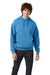 Champion CD450 Mens Garment Dyed Hooded Sweatshirt Hoodie Delicate Blue Model Front