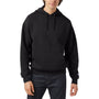 Champion Mens Garment Dyed Shrink Resistant Hooded Sweatshirt Hoodie - Black - NEW