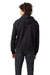 Champion CD450 Mens Garment Dyed Hooded Sweatshirt Hoodie Black Model Back