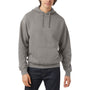 Champion Mens Garment Dyed Shrink Resistant Hooded Sweatshirt Hoodie - Concrete Grey - NEW