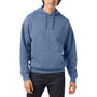 Champion Mens Garment Dyed Shrink Resistant Hooded Sweatshirt Hoodie - Saltwater Blue - NEW