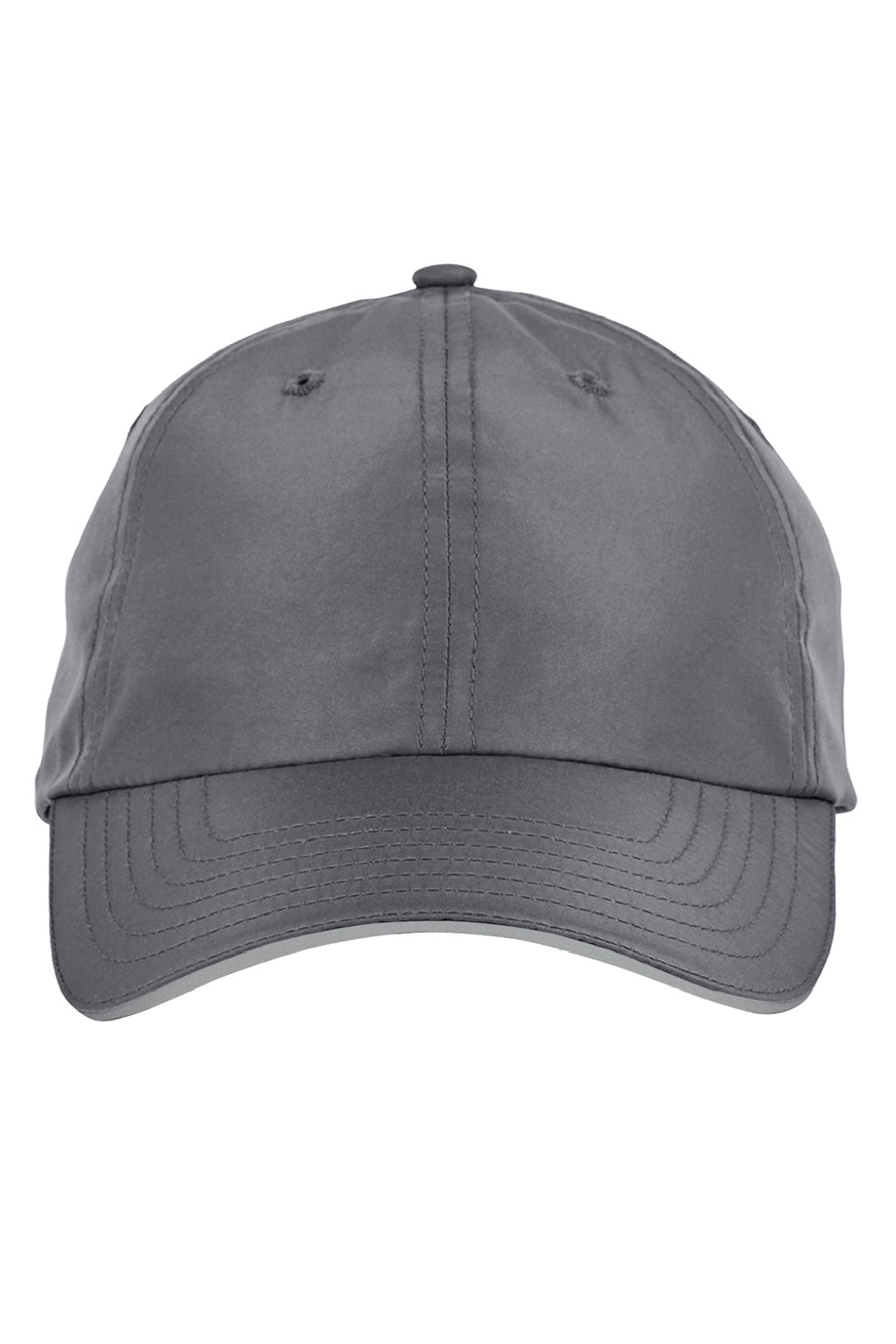 Core 365 Hats CE001 Mens Pitch Performance Moisture Wicking Adjustable Hat Carbon Grey Flat Front