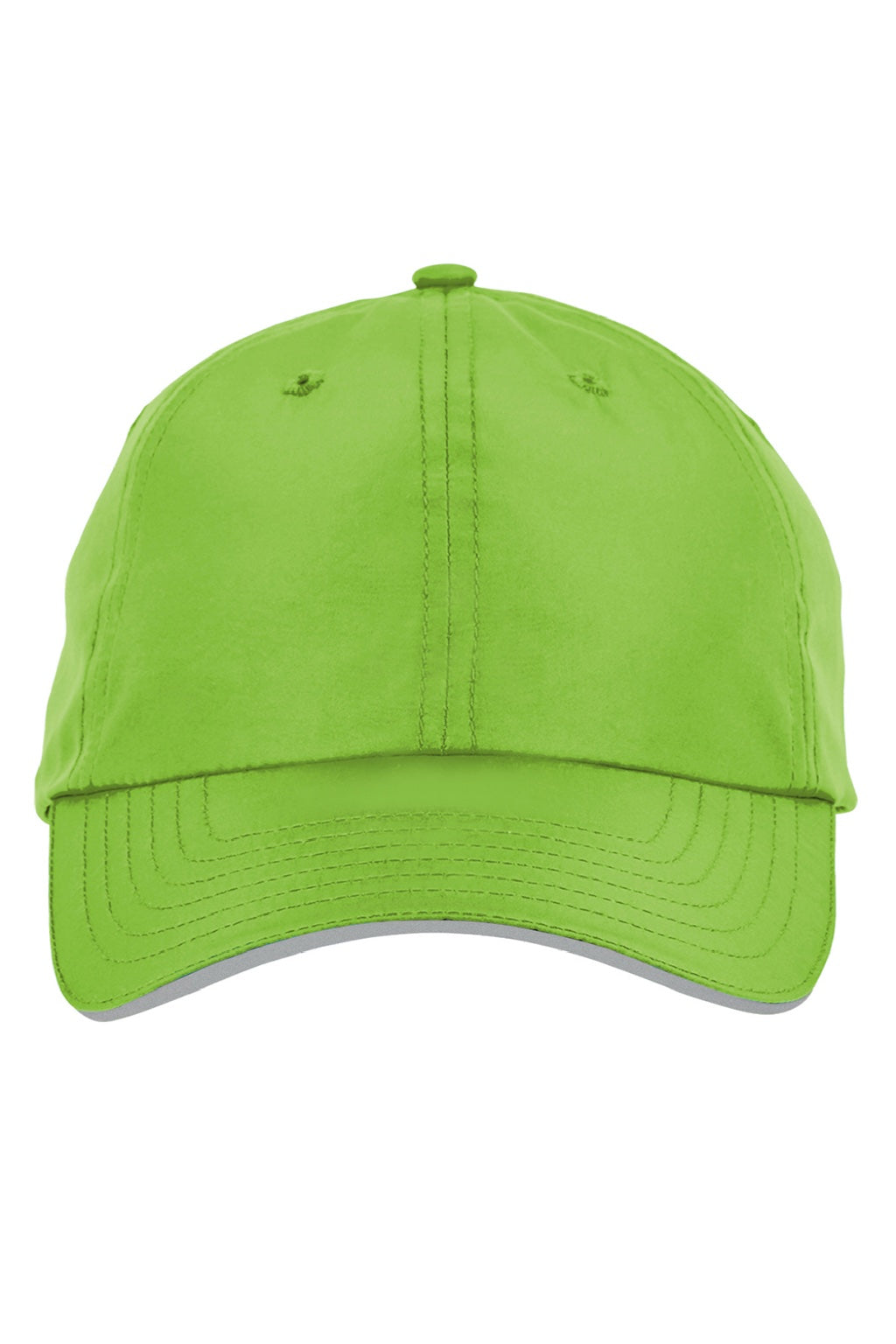 Core 365 Hats CE001 Mens Pitch Performance Moisture Wicking Adjustable Hat Acid Green Flat Front
