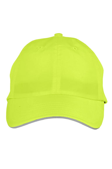 Core 365 Hats CE001 Mens Pitch Performance Moisture Wicking Adjustable Hat Safety Yellow Flat Front