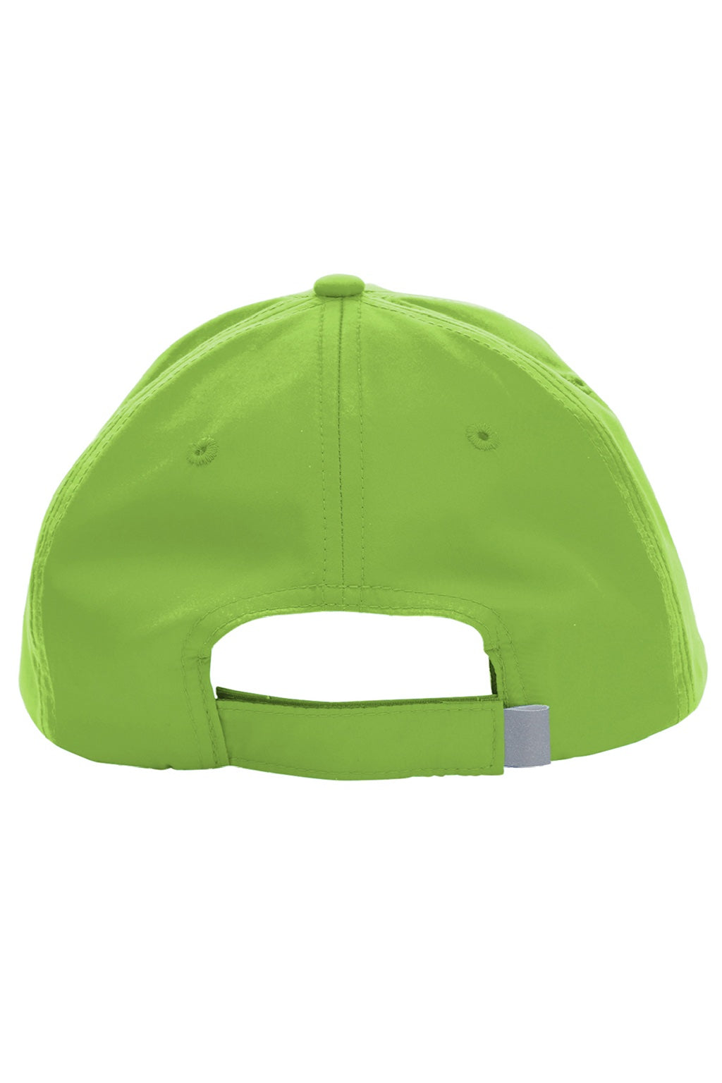 Core 365 Hats CE001 Mens Pitch Performance Moisture Wicking Adjustable Hat Acid Green Flat Back