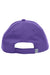 Core 365 Hats CE001 Mens Pitch Performance Moisture Wicking Adjustable Hat Campus Purple Flat Back