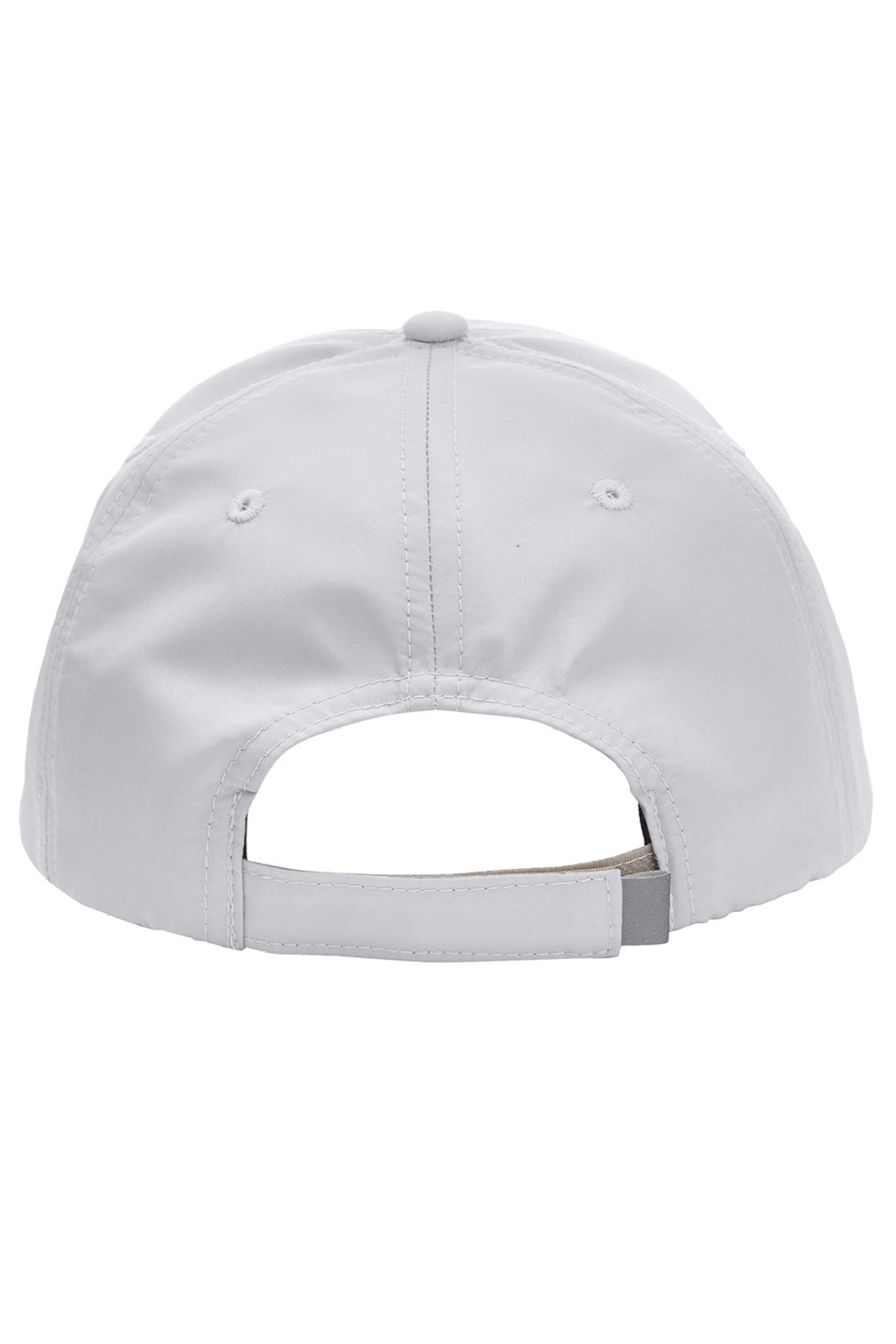 Core 365 Hats CE001 Mens Pitch Performance Moisture Wicking Adjustable Hat Platinum Grey Flat Back