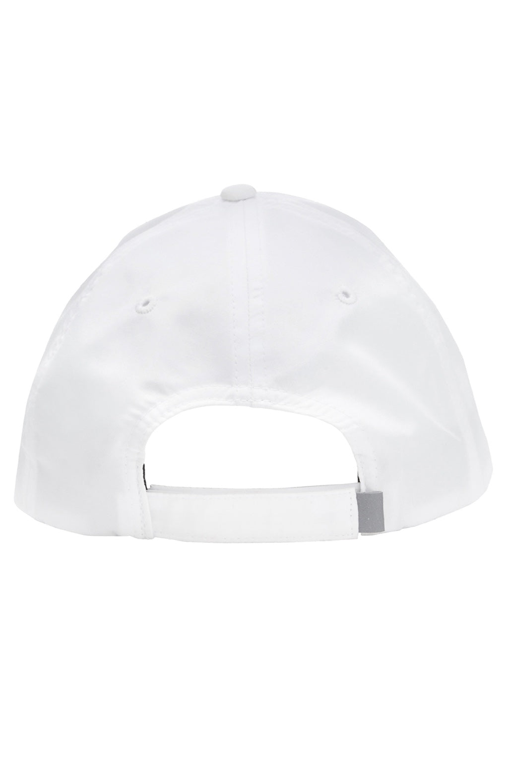 Core 365 Hats CE001 Mens Pitch Performance Moisture Wicking Adjustable Hat White Flat Back