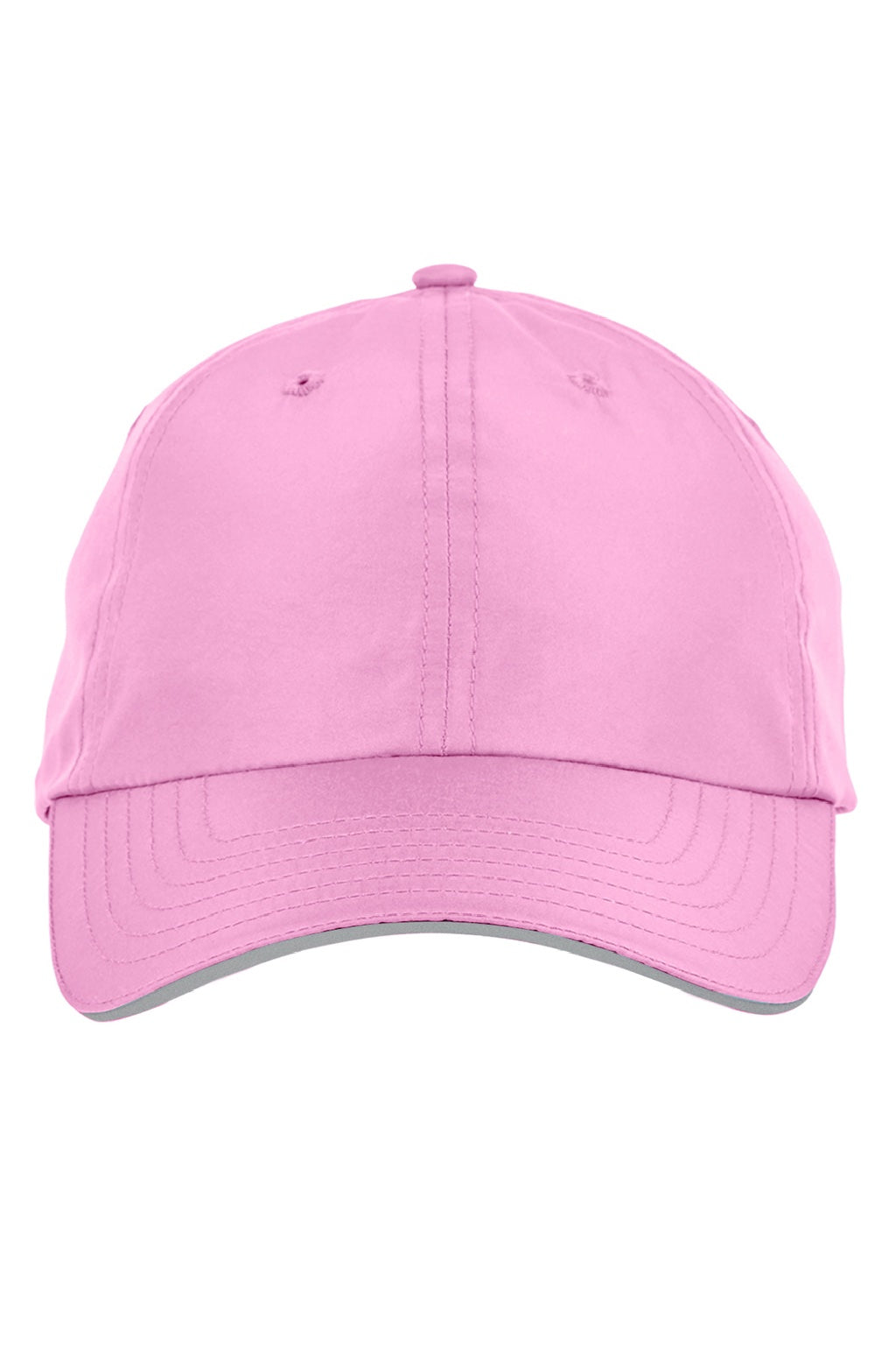 Core 365 Hats CE001 Mens Pitch Performance Moisture Wicking Adjustable Hat Charity Pink Flat Front