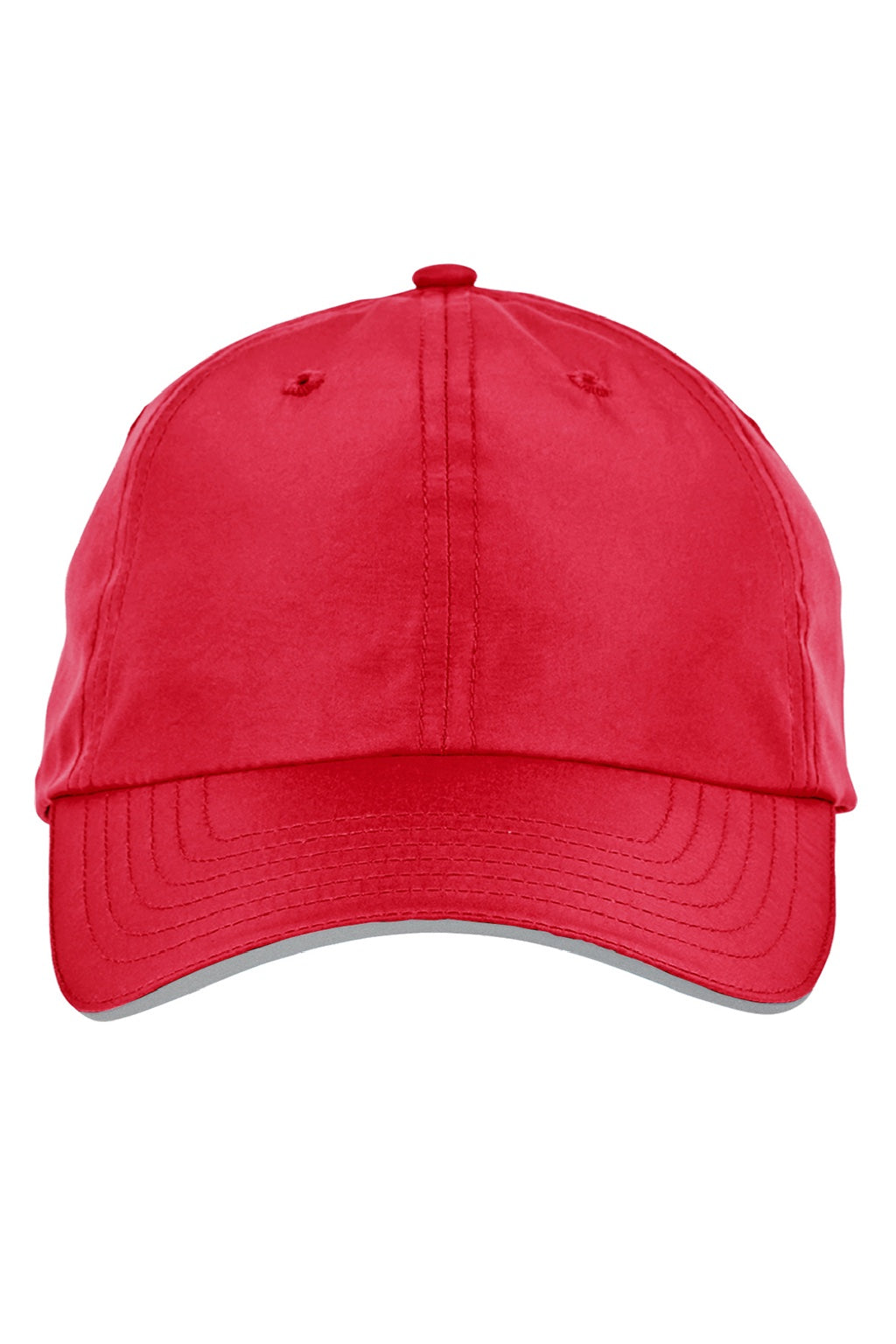 Core 365 Hats CE001 Mens Pitch Performance Moisture Wicking Adjustable Hat Classic Red Flat Front