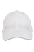 Core 365 Hats CE001 Mens Pitch Performance Moisture Wicking Adjustable Hat White Flat Front