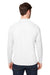 Core 365 CE110 Mens Ultra MVP Moisture Wicking Long Sleeve Crewneck T-Shirt White Model Back