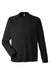 Core 365 CE110 Mens Ultra MVP Moisture Wicking Long Sleeve Crewneck T-Shirt Black Flat Front