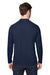 Core 365 CE110 Mens Ultra MVP Moisture Wicking Long Sleeve Crewneck T-Shirt Classic Navy Blue Model Back