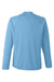 Core 365 CE110 Mens Ultra MVP Moisture Wicking Long Sleeve Crewneck T-Shirt Columbia Blue Flat Back