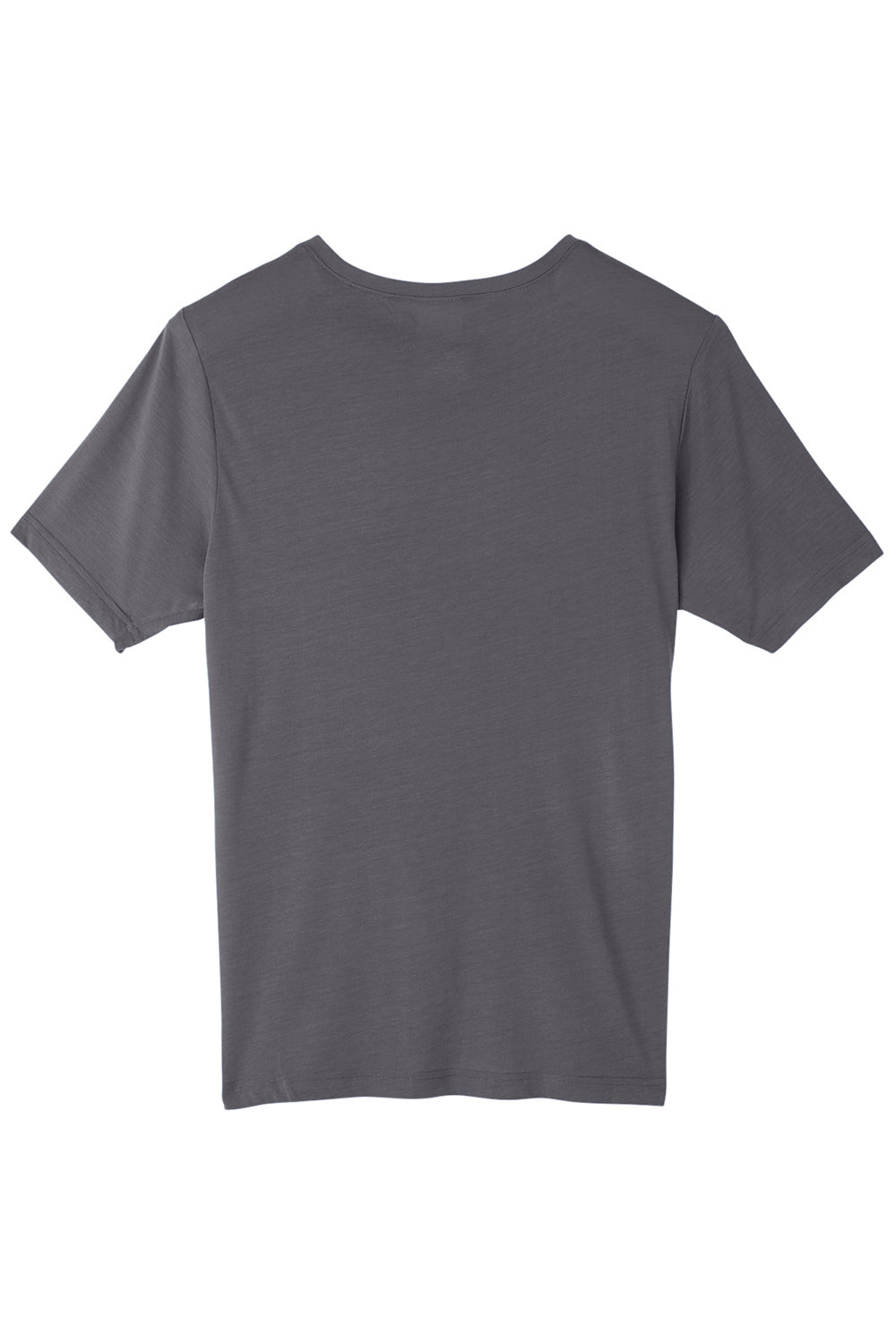Core 365 CE111 Mens Fusion ChromaSoft Performance Moisture Wicking Short Sleeve Crewneck T-Shirt Carbon Grey Flat Back