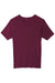 Core 365 CE111 Mens Fusion ChromaSoft Performance Moisture Wicking Short Sleeve Crewneck T-Shirt Burgundy Flat Back