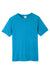 Core 365 CE111 Mens Fusion ChromaSoft Performance Moisture Wicking Short Sleeve Crewneck T-Shirt Electric Blue Flat Front