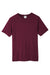 Core 365 CE111 Mens Fusion ChromaSoft Performance Moisture Wicking Short Sleeve Crewneck T-Shirt Burgundy Flat Front