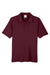 Core 365 CE112 Mens Fusion ChromaSoft Performance Moisture Wicking Short Sleeve Polo Shirt Burgundy Flat Front