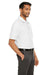 Core 365 CE112 Mens Fusion ChromaSoft Performance Moisture Wicking Short Sleeve Polo Shirt White Model 3q
