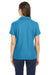 Core 365 CE112W Womens Fusion ChromaSoft Performance Moisture Wicking Pique Short Sleeve Polo Shirt Electric Blue Model Back