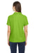 Core 365 CE112W Womens Fusion ChromaSoft Performance Moisture Wicking Pique Short Sleeve Polo Shirt Acid Green Model Back