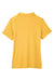 Core 365 CE112W Womens Fusion ChromaSoft Performance Moisture Wicking Pique Short Sleeve Polo Shirt Campus Gold Flat Back