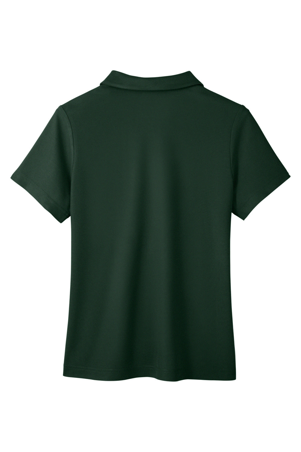 Core 365 CE112W Womens Fusion ChromaSoft Performance Moisture Wicking Pique Short Sleeve Polo Shirt Forest Green Flat Back