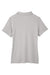 Core 365 CE112W Womens Fusion ChromaSoft Performance Moisture Wicking Pique Short Sleeve Polo Shirt Platinum Grey Flat Back