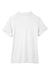 Core 365 CE112W Womens Fusion ChromaSoft Performance Moisture Wicking Pique Short Sleeve Polo Shirt White Flat Back