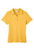 Core 365 CE112W Womens Fusion ChromaSoft Performance Moisture Wicking Pique Short Sleeve Polo Shirt Campus Gold Flat Front