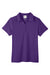Core 365 CE112W Womens Fusion ChromaSoft Performance Moisture Wicking Pique Short Sleeve Polo Shirt Campus Purple Flat Front